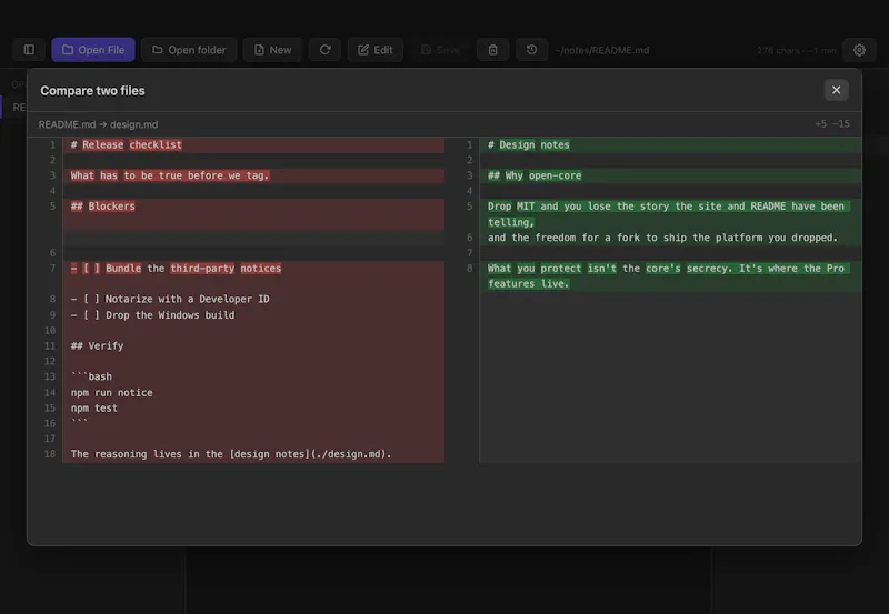 MRDown screenshot 1