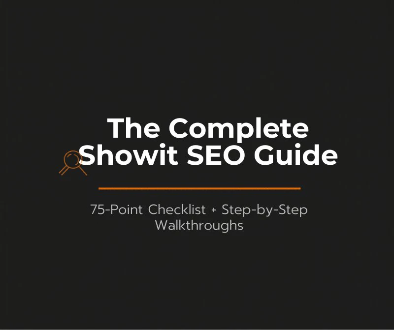 Showit SEO Guide — 75-Point Checklist