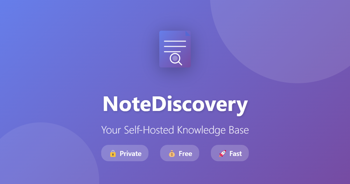 NoteDiscovery gallery image