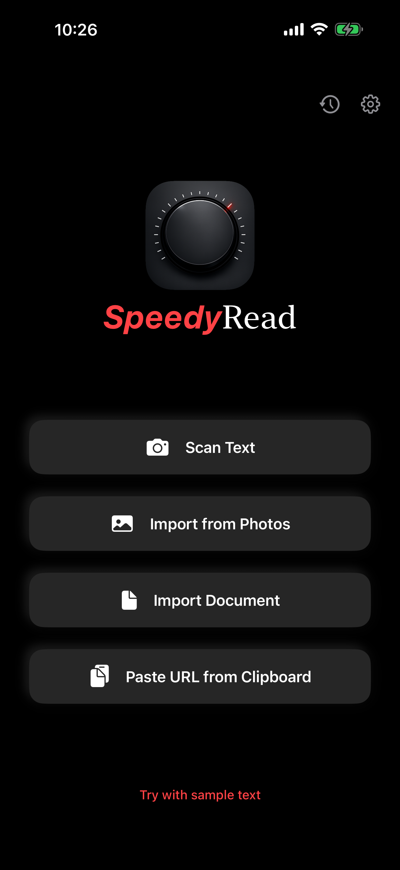 SpeedyRead - Screenshot 2 showing product features and functionality