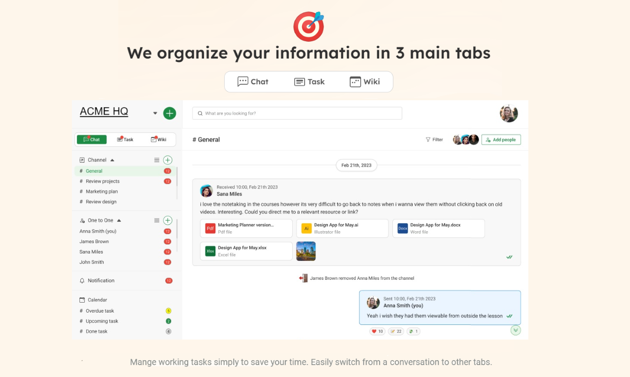 Tmessage - Eine Chat -App, die Ihre Arbeit effizient organisieren kann Medien 3
