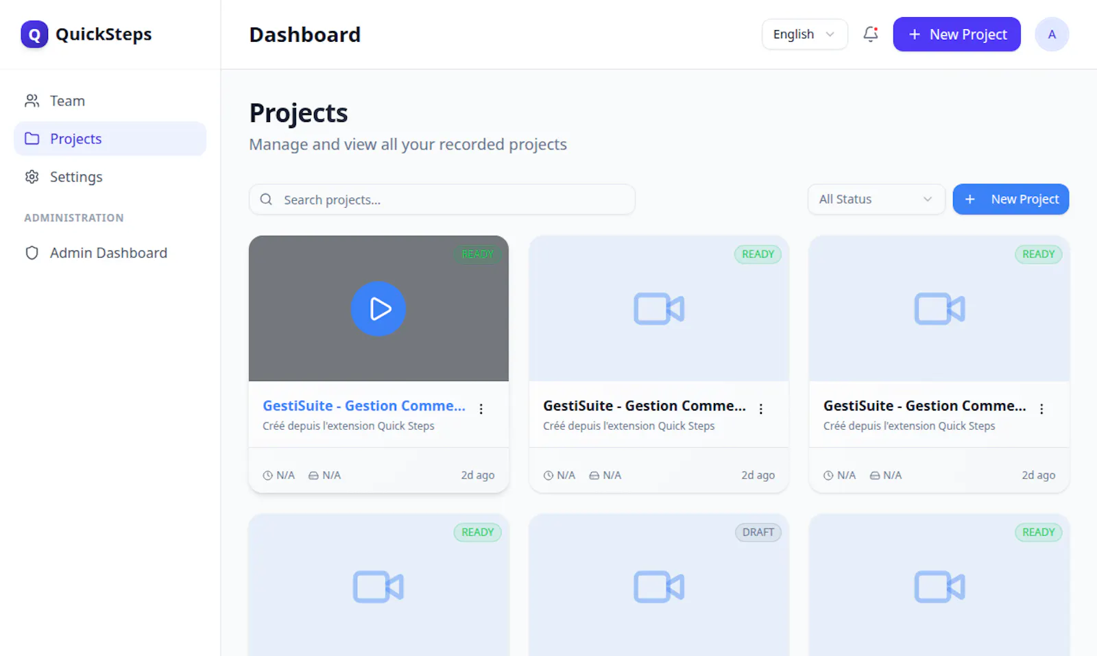QuickSteps screenshot 3