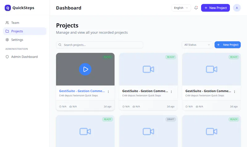 QuickSteps screenshot 3