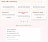 High Protein Meals