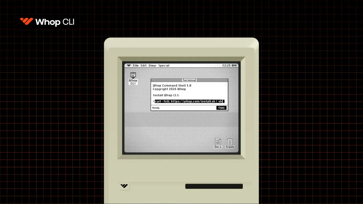 Whop CLI product