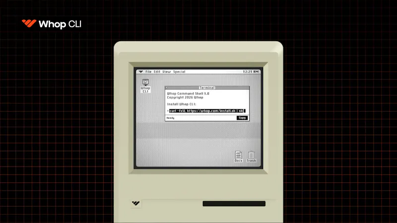 Whop CLI screenshot 2