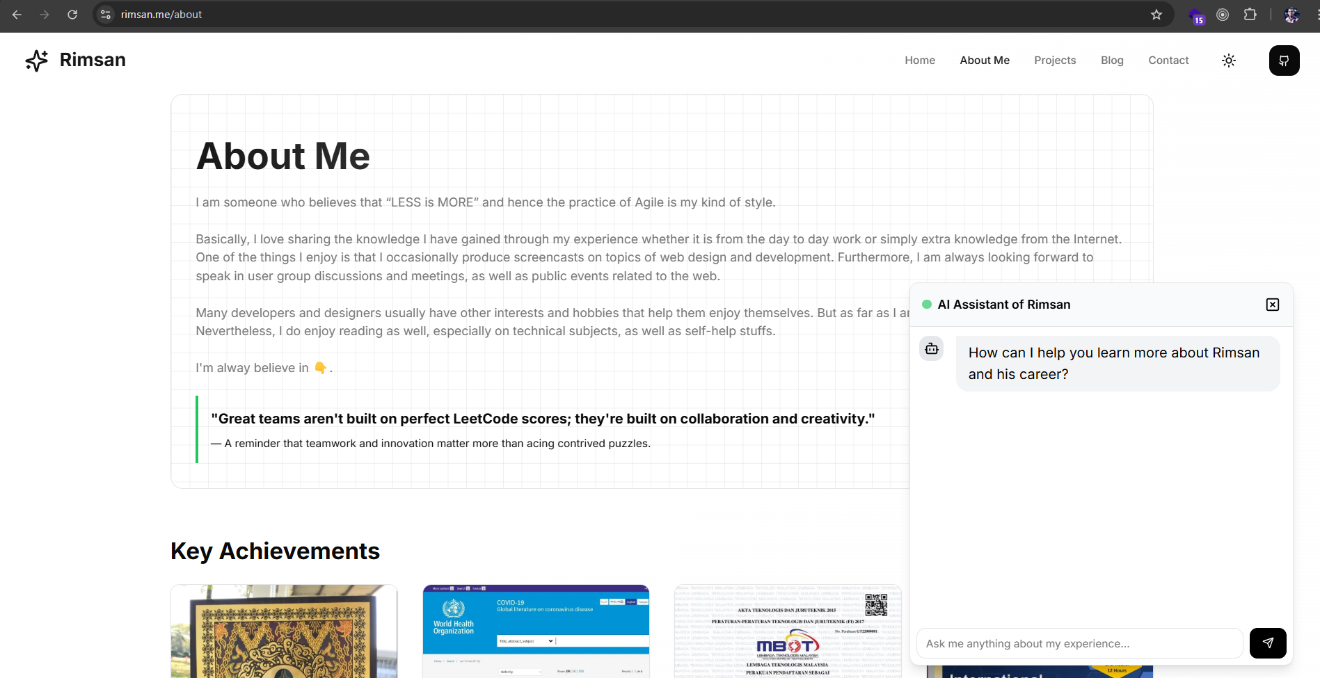 AI-Powered Portfolio gallery image