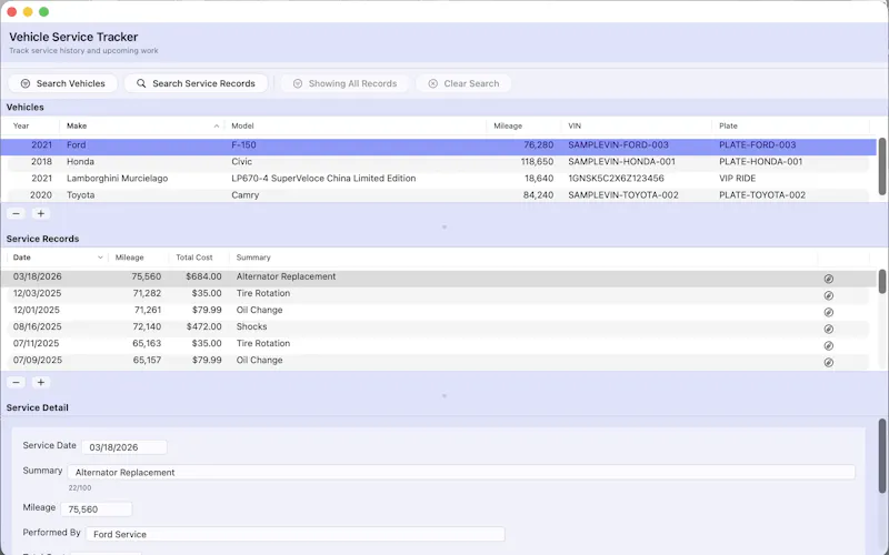 Vehicle Service Tracker screenshot 7