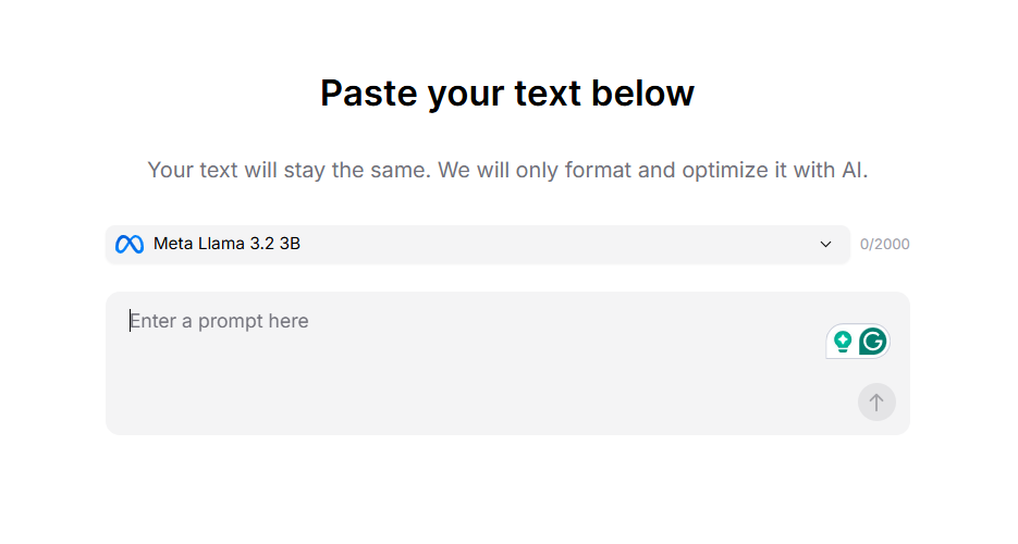AI Text Formatter - Tekst opmaken met AI, zonder de inhoud of betekenis te wijzigen media 2
