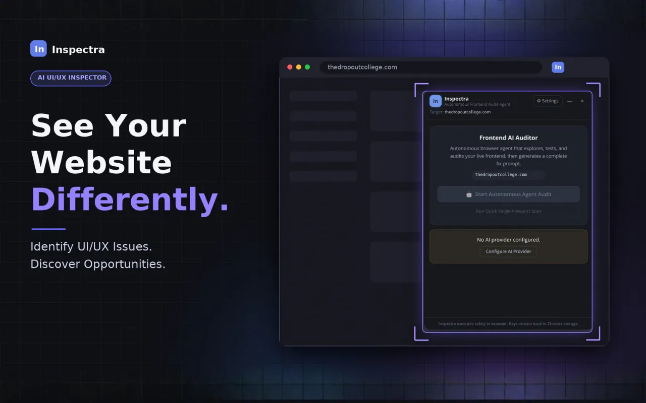 Inspectra — Frontend AI Auditor gallery image