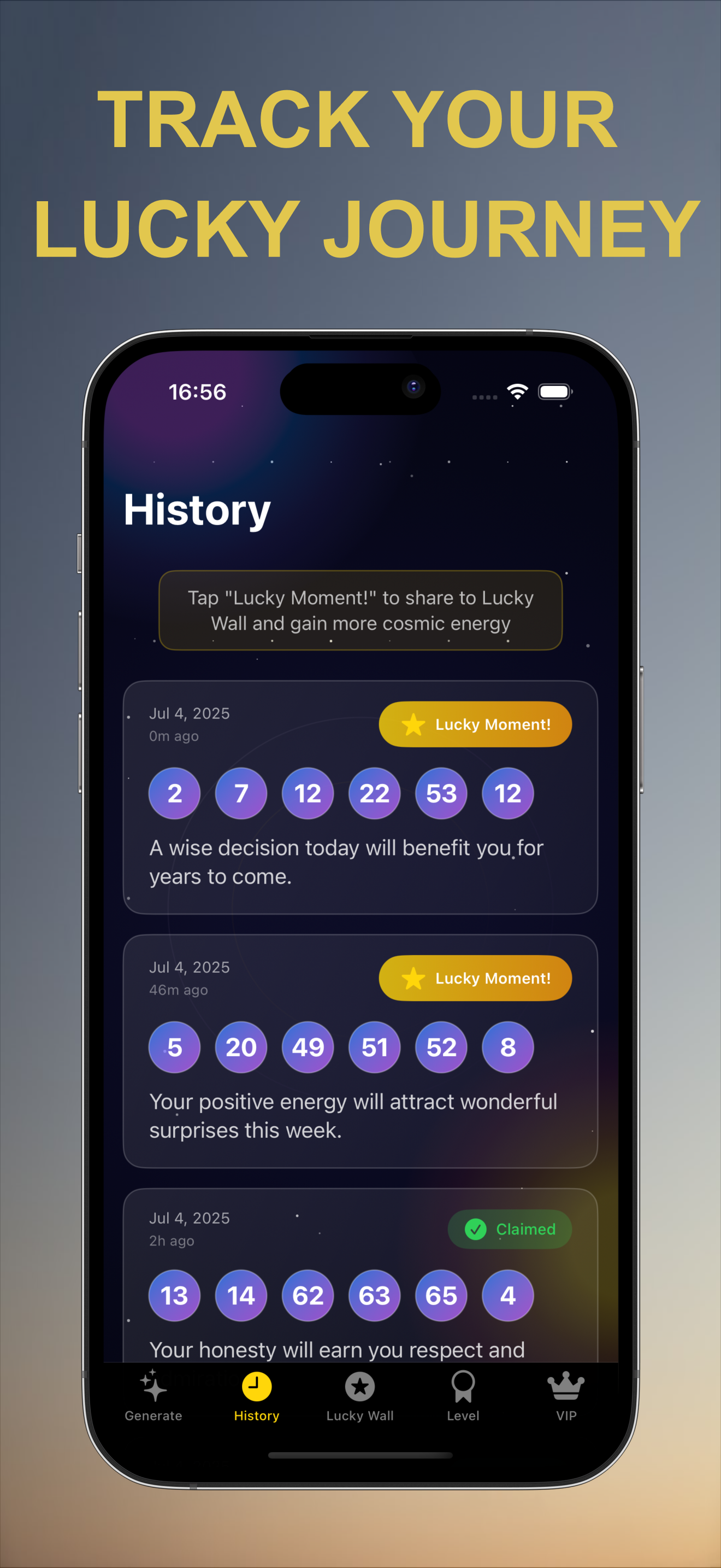 Fortune Oracle - Таинственные номера лотереи из приложения AI & древних алгоритмов медиа 3