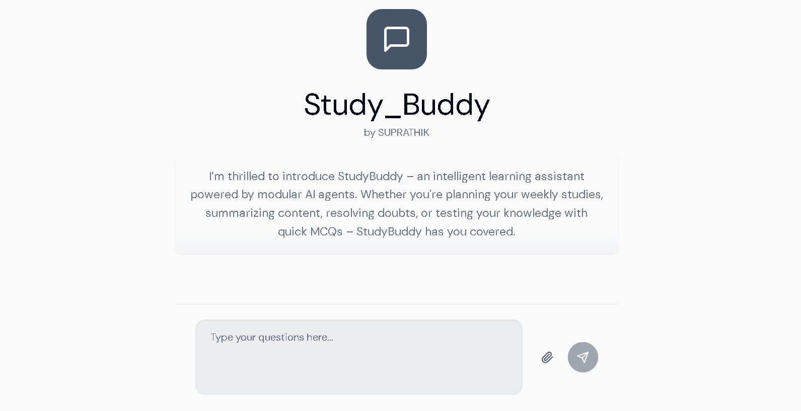 Study_Buddy - Studia più intelligente, non più difficile-con il tuo studio di studio AI. media 1