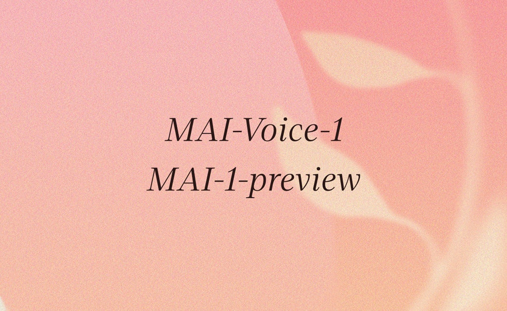Microsoft AI (May) Voice-1 - Высокая экспрессивная и естественная модель генерации речи медиа 2