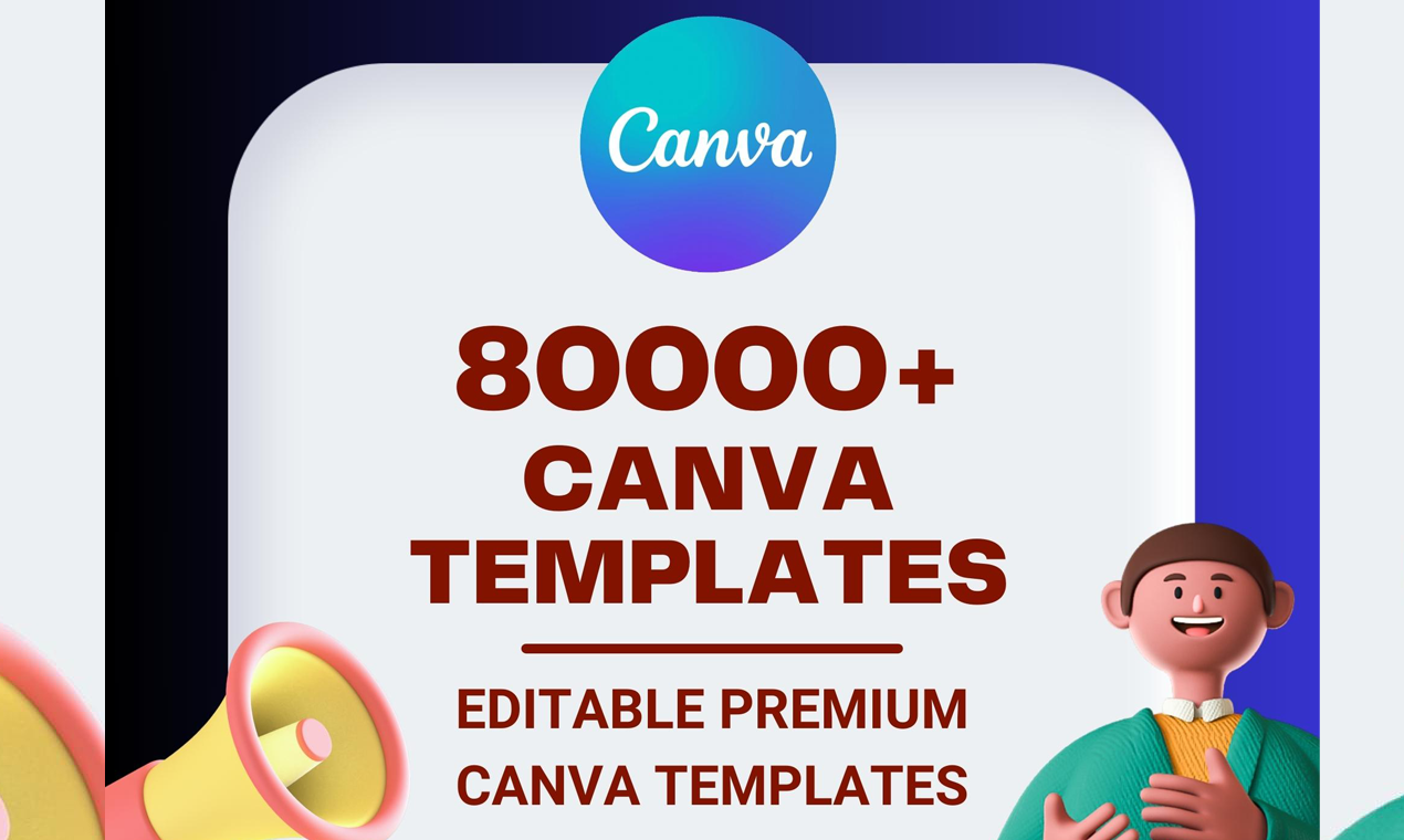 80,000+ Canva Templates Kit media 2