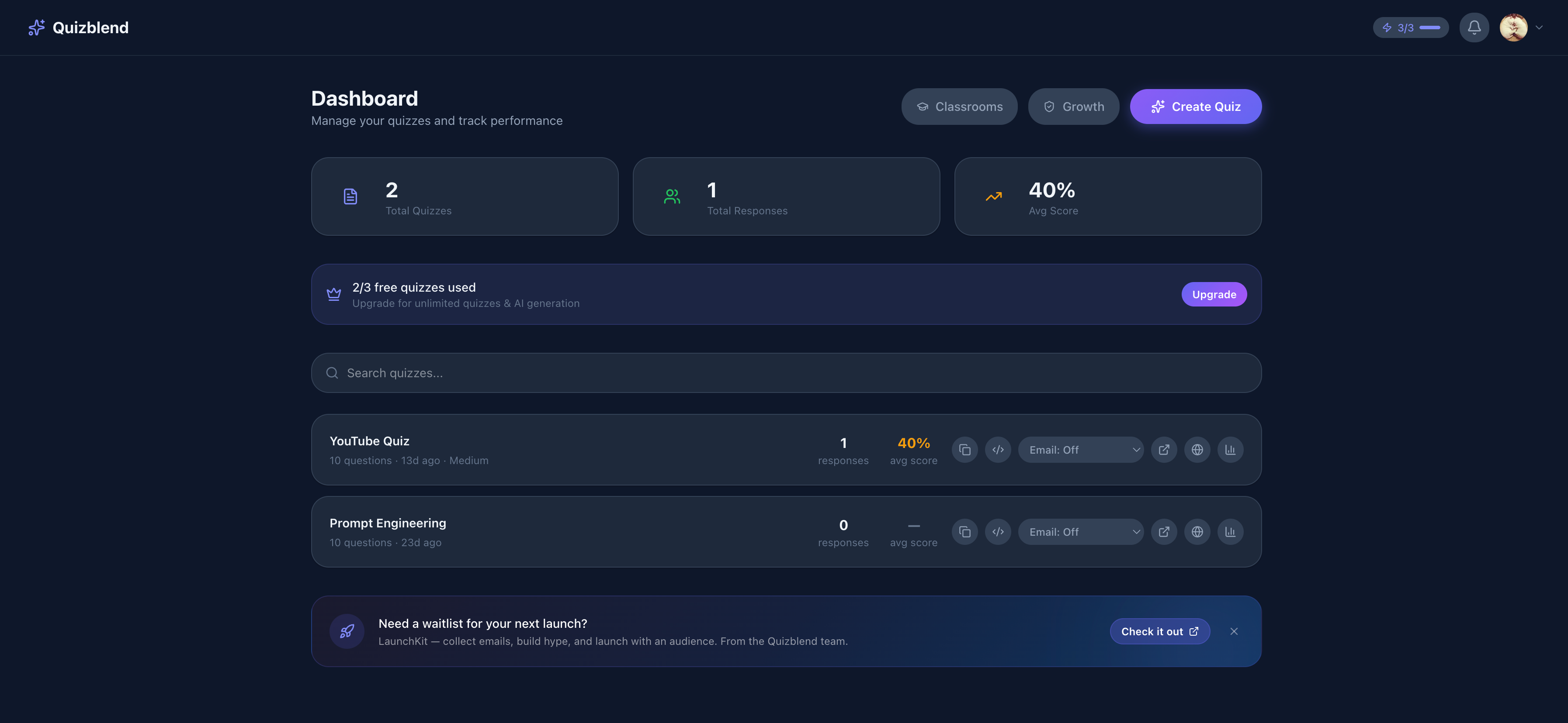 Quizblend gallery image