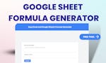 Google Sheet Formula Generator image