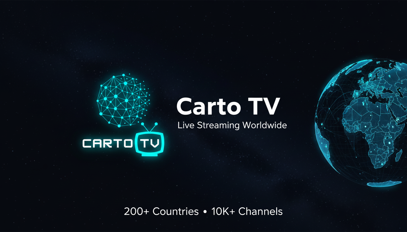 Carto TV - Main product screenshot demonstrating key features and user interface
