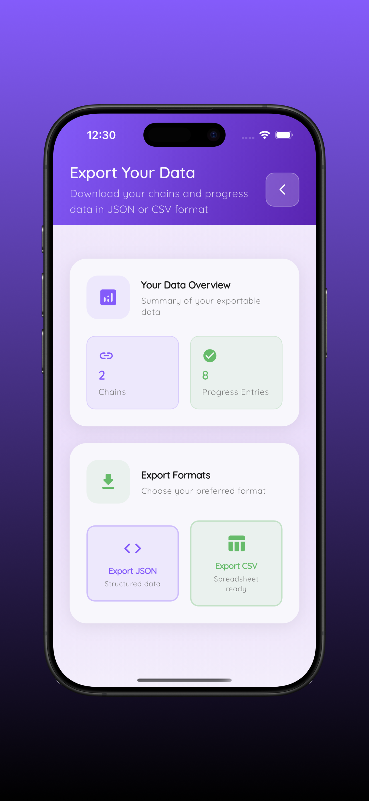 Chainfy - Habit Tracker gallery image
