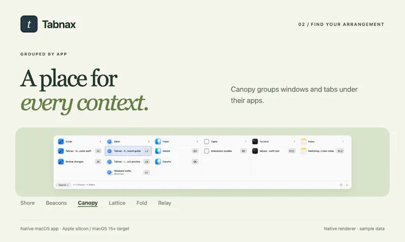 Tabnax screenshot 2