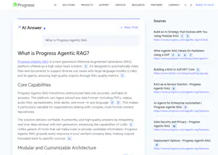 Progress Agentic RAG gallery image
