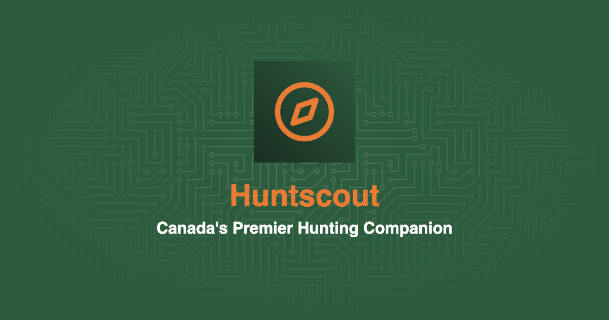 HuntScout - Main product screenshot demonstrating key features and user interface