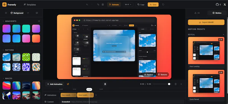 Framerly screenshot 3