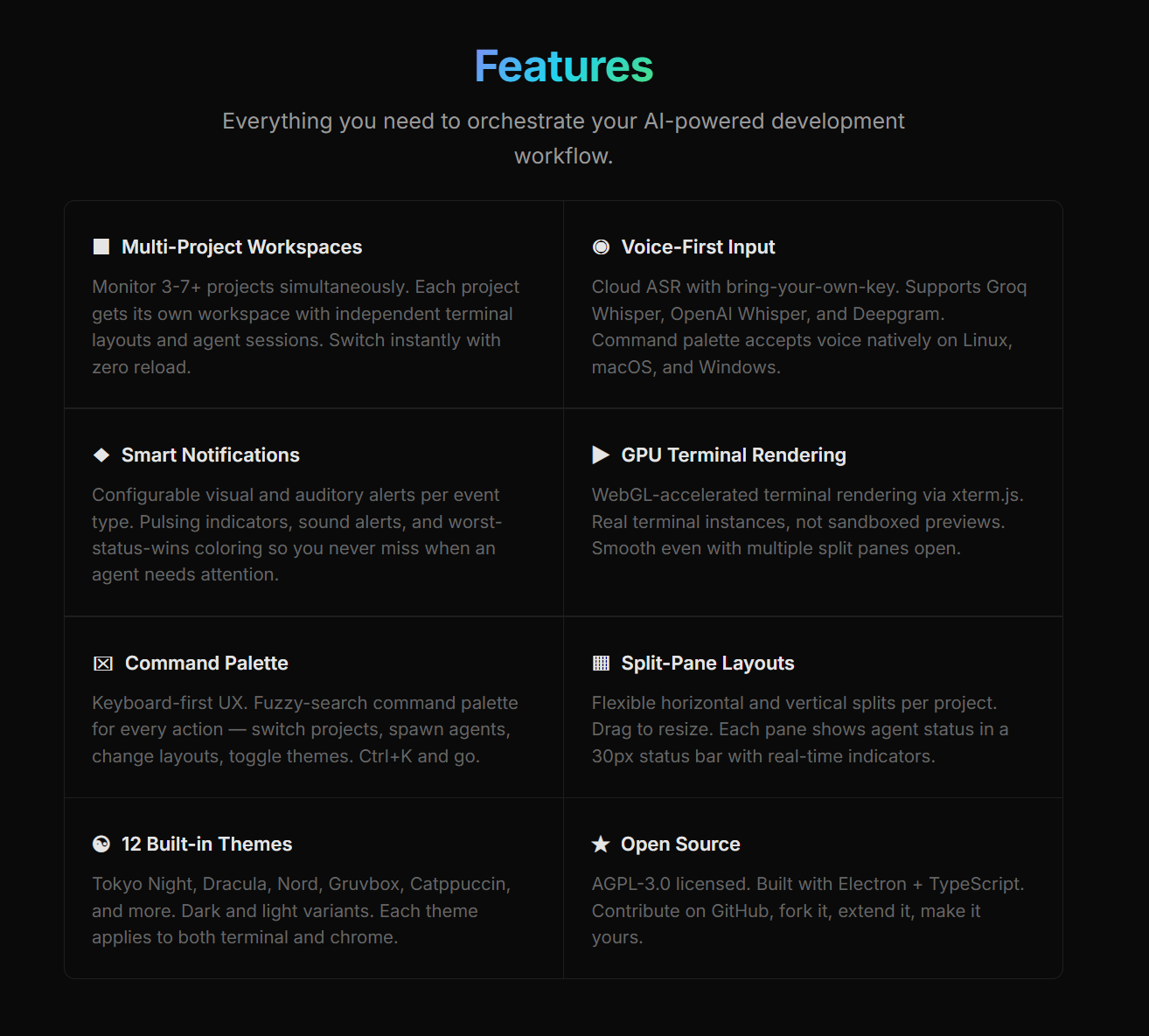 HariAri - Run 12 agents side by side  gallery image