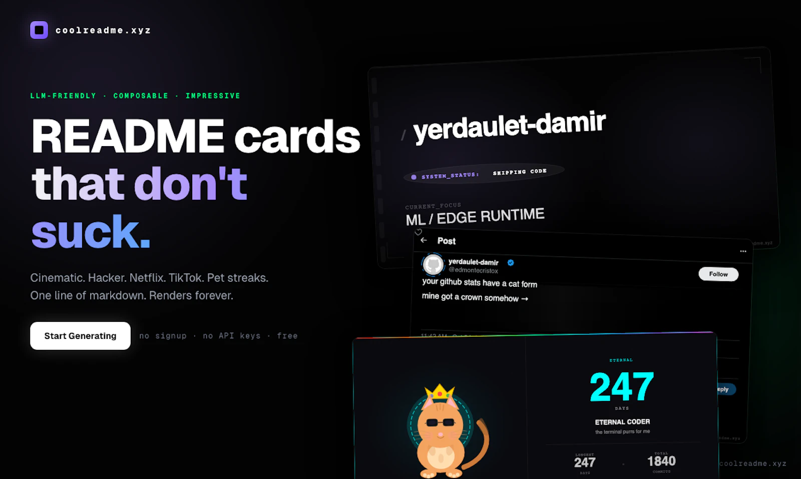 coolreadme.xyz screenshot 3