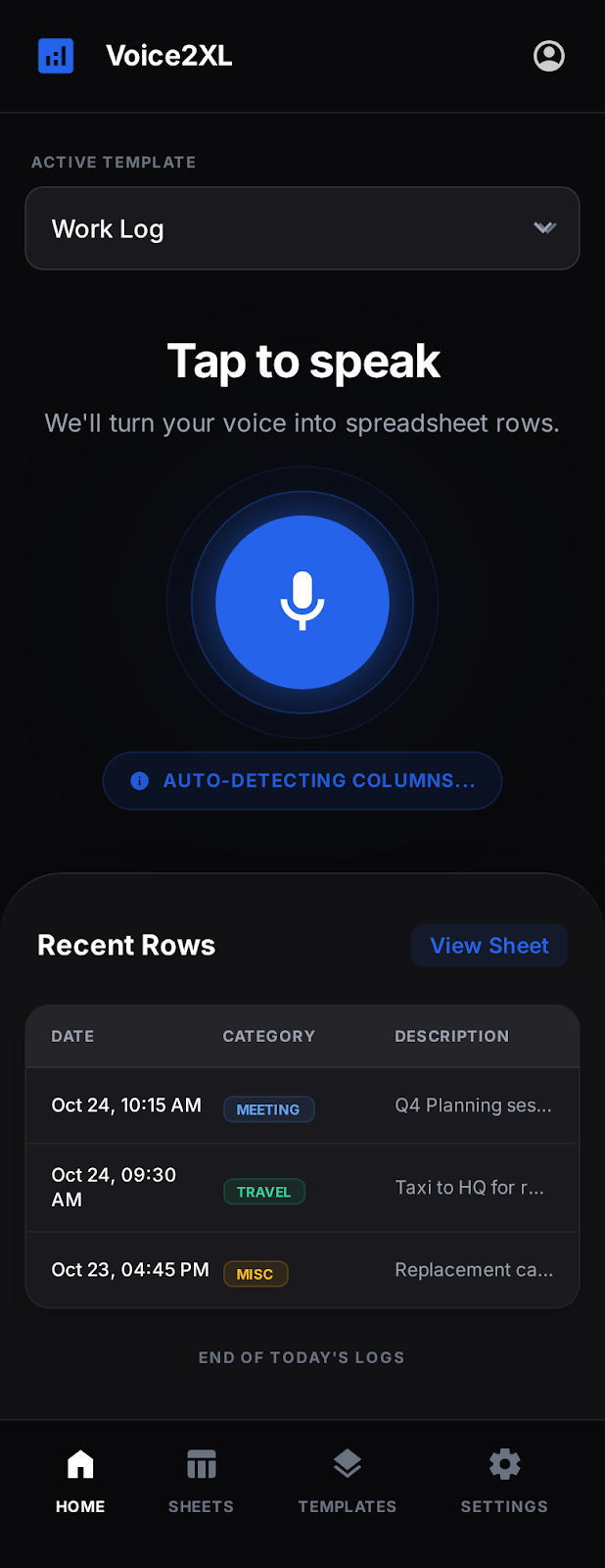 Voice2XL gallery image