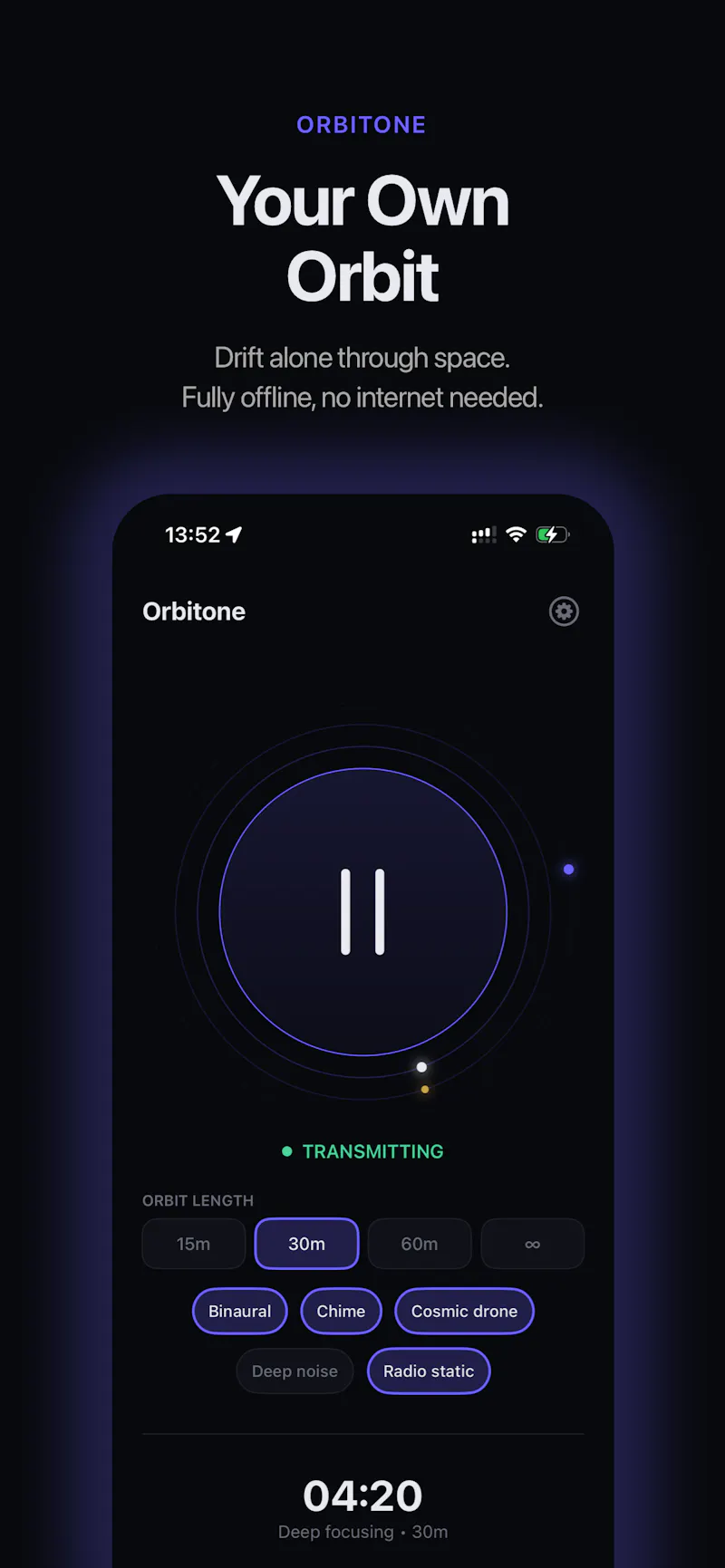 Orbitone screenshot 2