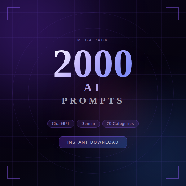 PromptLibrary- 2000 Ready-to-Use Prompts