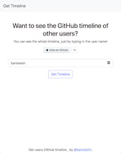 Stalk your boss timeline on Github gallery image