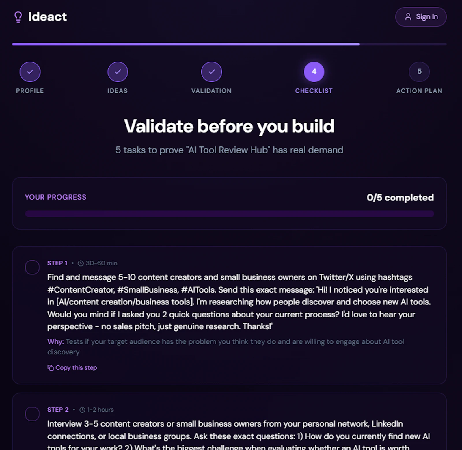 Ideact screenshot 5