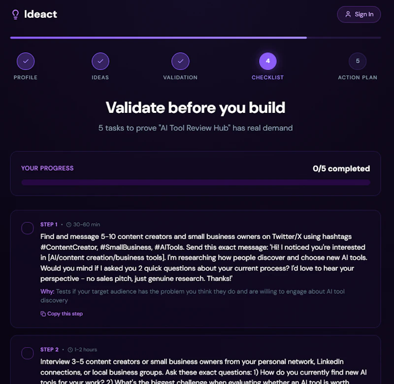 Ideact screenshot 5