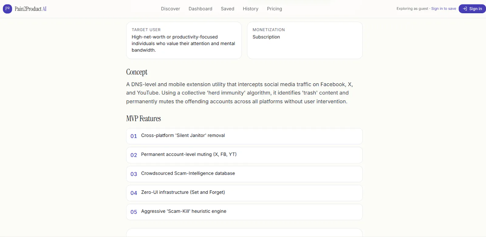 Pain2Product AI screenshot 6