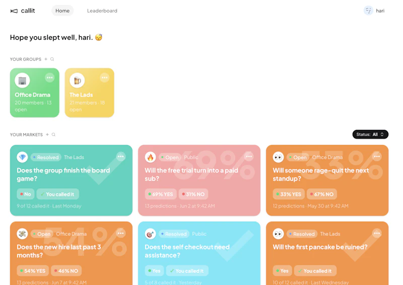 callit.world screenshot 2