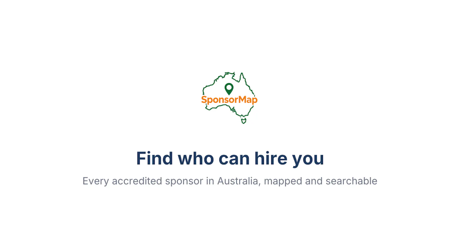 SponsorMap — Find who can hire you screenshot 1