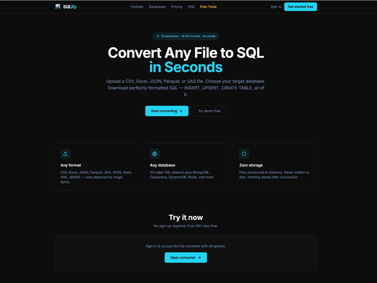SQLify - tool which makes data jobs easy screenshot 2