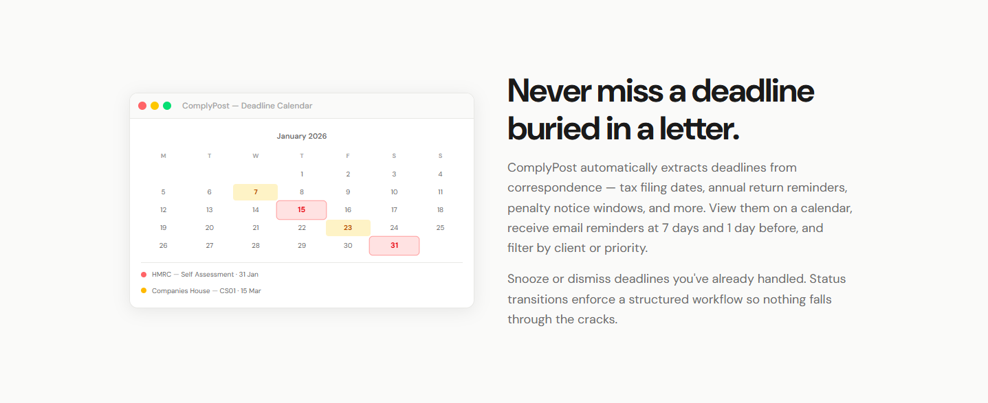 ComplyPost gallery image