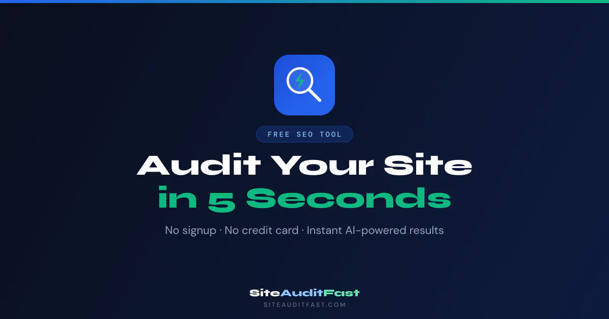 SiteAuditFast gallery image