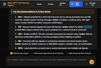 Kalki GPT Finance Agent gallery image