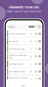HabitBull - Main product screenshot demonstrating key features and user interface