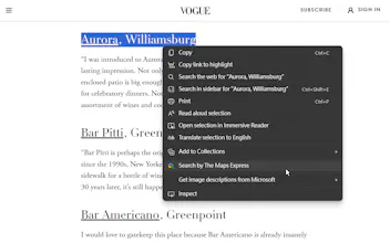 The Maps Express gallery image