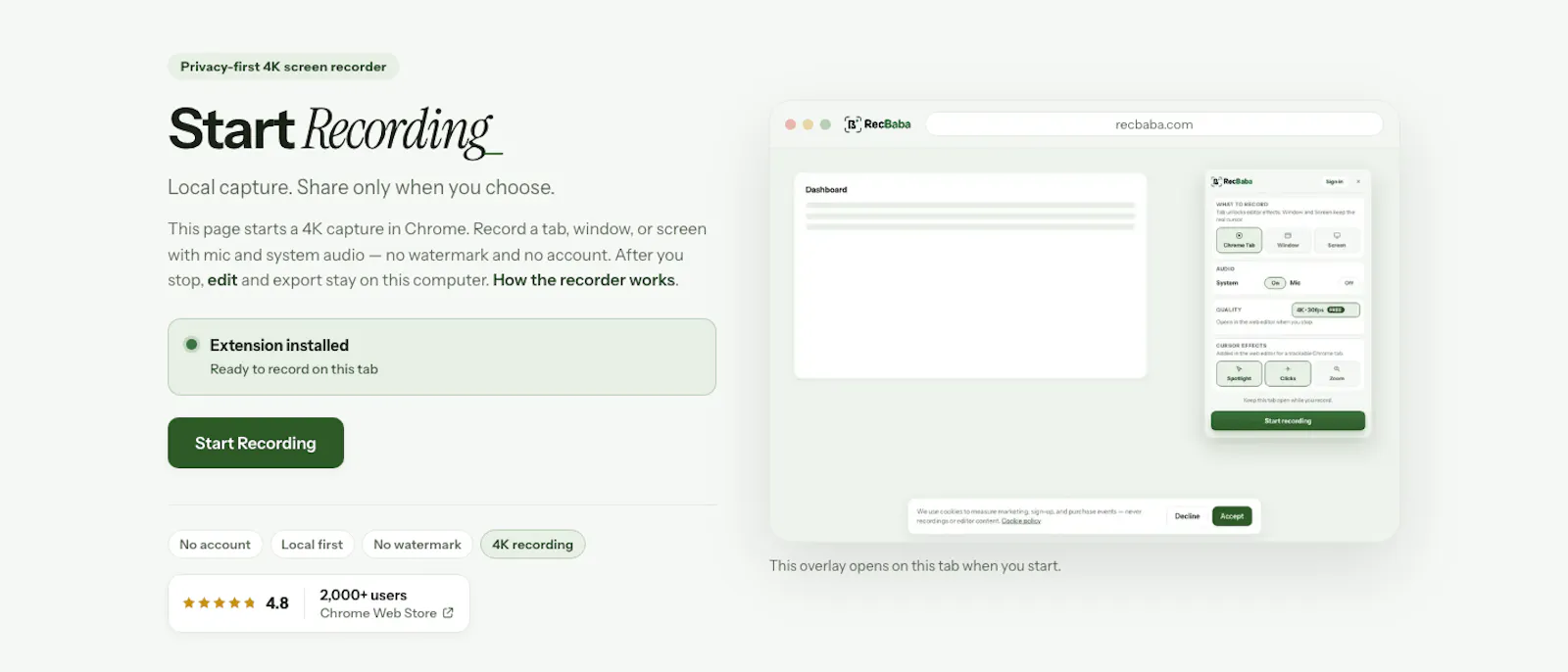 RecBaba screenshot 13