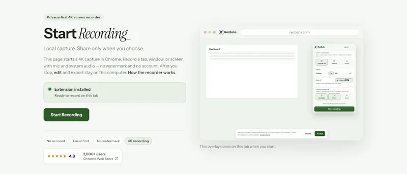 RecBaba screenshot 13