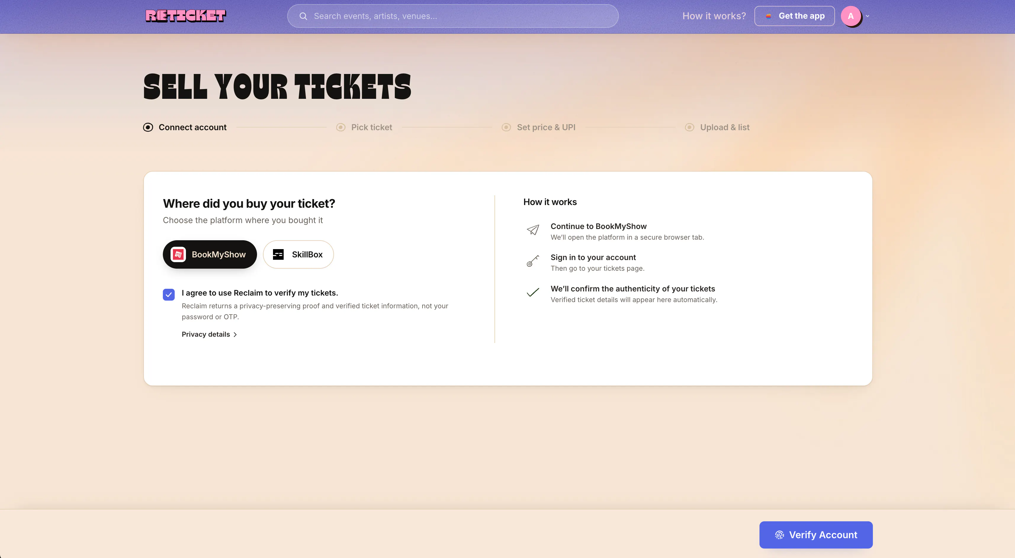 Reticket gallery image