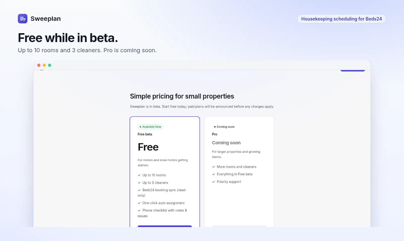 Sweeplan screenshot 4