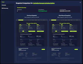 TrackSiteChanges gallery image