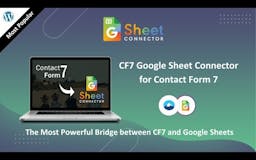 CF7 Google Sheet Connector for WordPress media 1