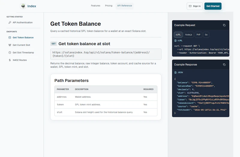 Solana Index - Solana Token Balance screenshot 2